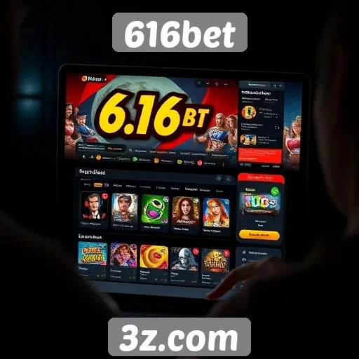 Análise da interface do usuário do site 616bet